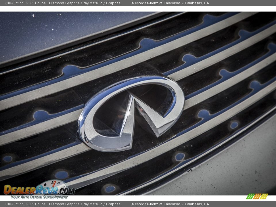 2004 Infiniti G 35 Coupe Diamond Graphite Gray Metallic / Graphite Photo #27