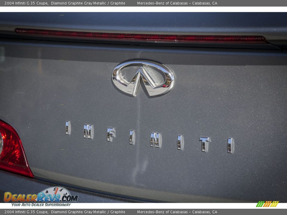 2004 Infiniti G 35 Coupe Diamond Graphite Gray Metallic / Graphite Photo #29