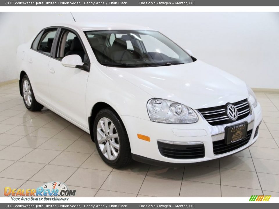 2010 Volkswagen Jetta Limited Edition Sedan Candy White / Titan Black Photo #1