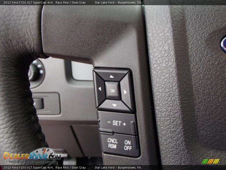 2013 Ford F150 XLT SuperCab 4x4 Race Red / Steel Gray Photo #21