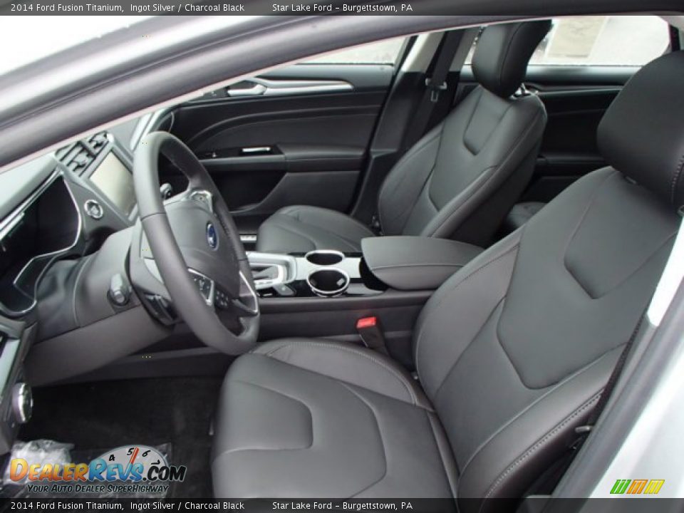 Front Seat of 2014 Ford Fusion Titanium Photo #10