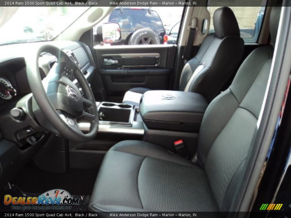 Front Seat of 2014 Ram 1500 Sport Quad Cab 4x4 Photo #5