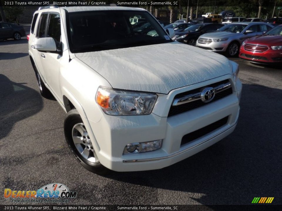 2013 Toyota 4Runner SR5 Blizzard White Pearl / Graphite Photo #1