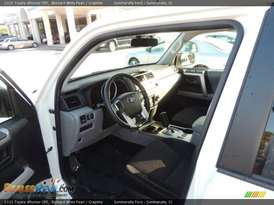 2013 Toyota 4Runner SR5 Blizzard White Pearl / Graphite Photo #3
