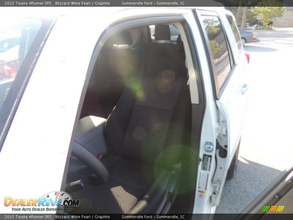 2013 Toyota 4Runner SR5 Blizzard White Pearl / Graphite Photo #4