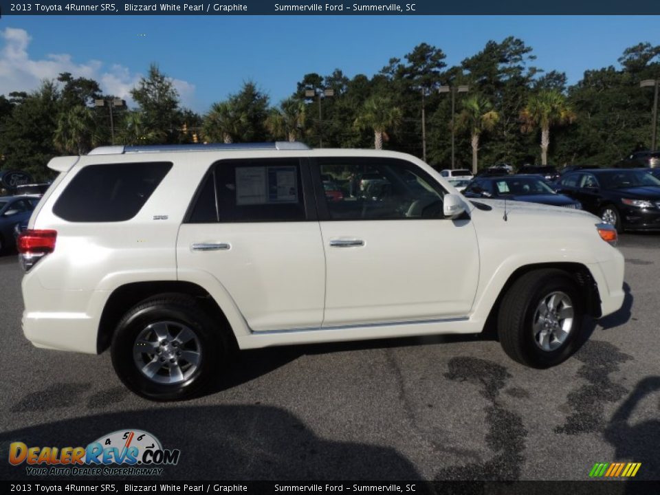 2013 Toyota 4Runner SR5 Blizzard White Pearl / Graphite Photo #9