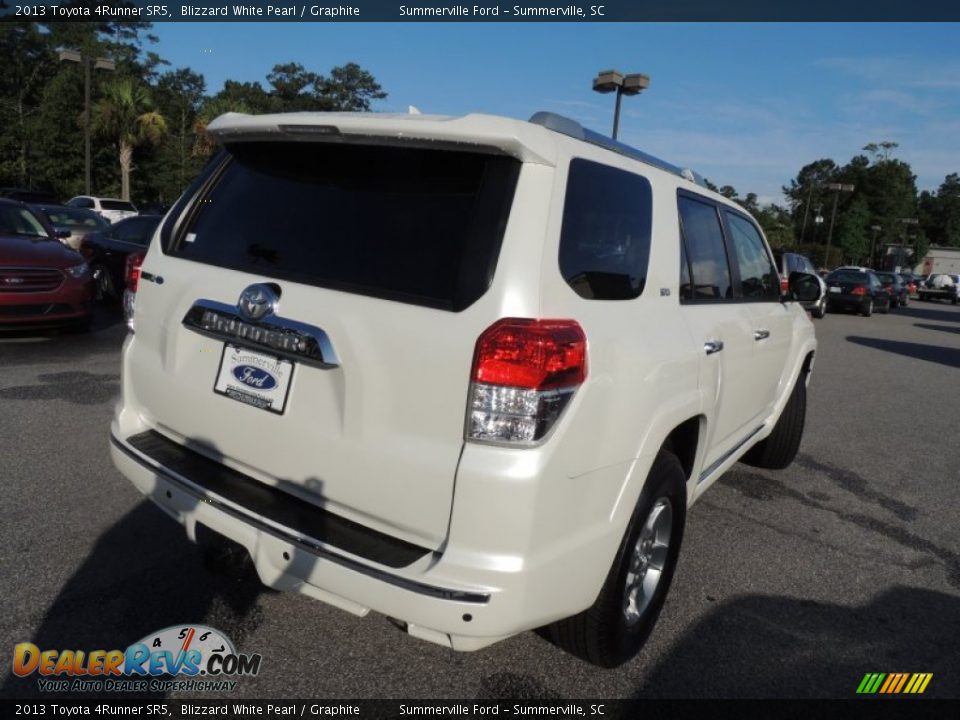 2013 Toyota 4Runner SR5 Blizzard White Pearl / Graphite Photo #15
