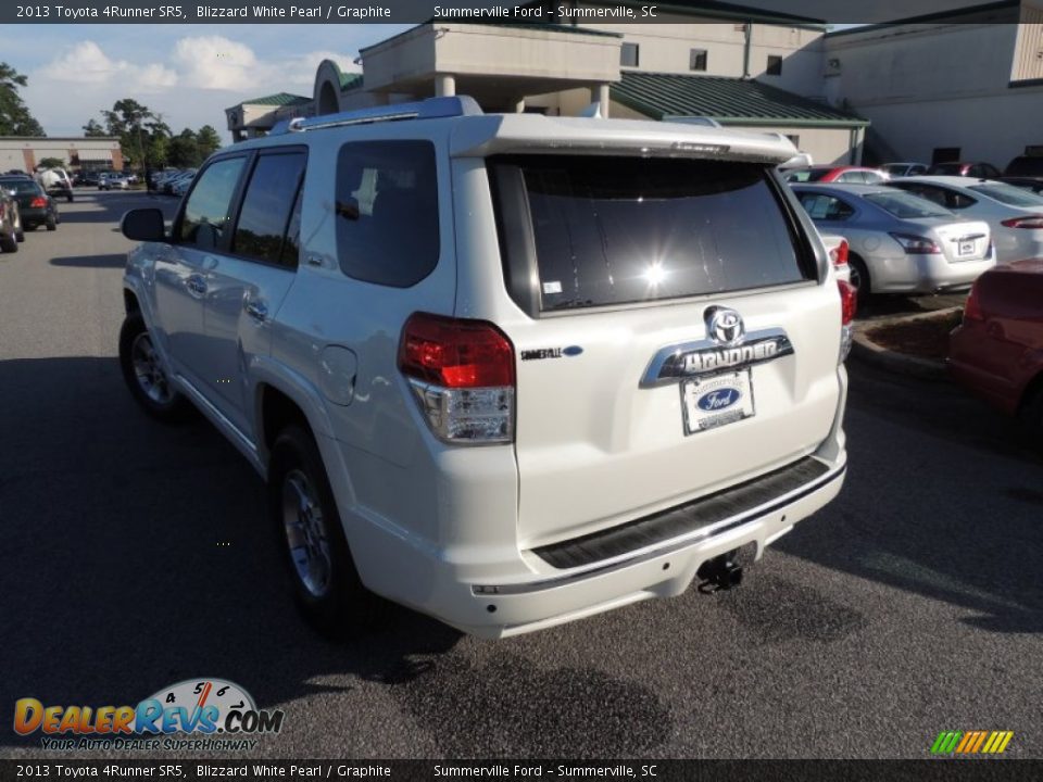2013 Toyota 4Runner SR5 Blizzard White Pearl / Graphite Photo #18
