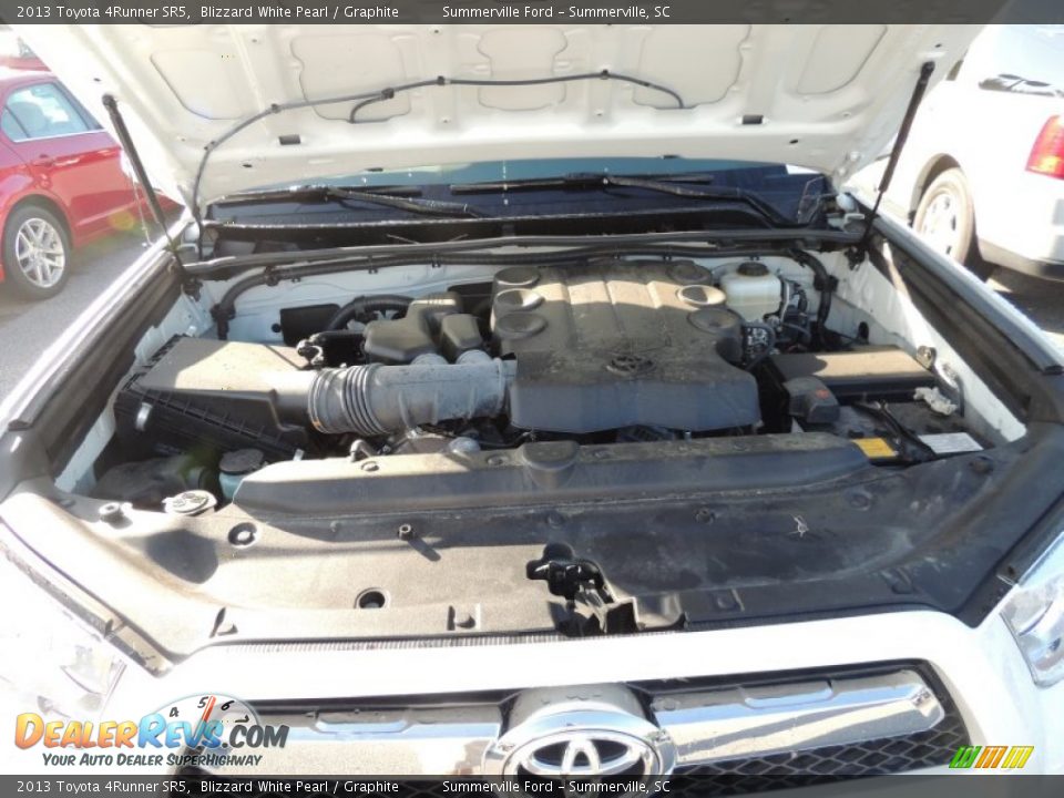 2013 Toyota 4Runner SR5 Blizzard White Pearl / Graphite Photo #21