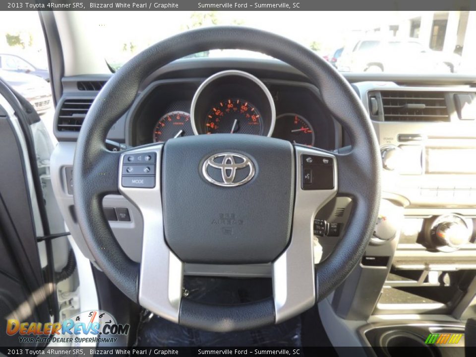 2013 Toyota 4Runner SR5 Blizzard White Pearl / Graphite Photo #24