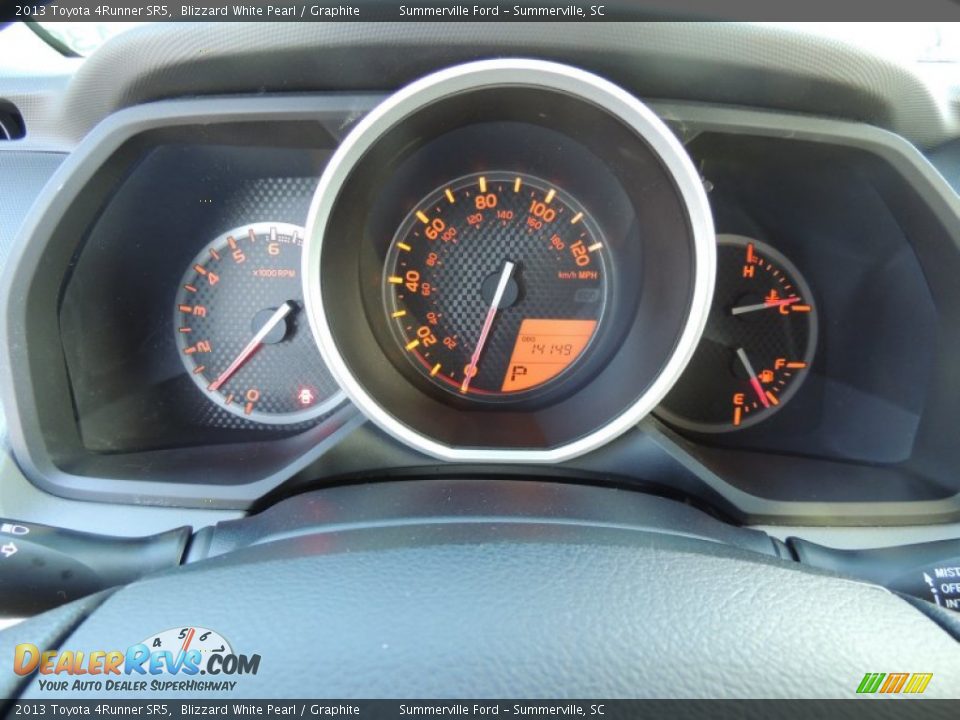 2013 Toyota 4Runner SR5 Blizzard White Pearl / Graphite Photo #25