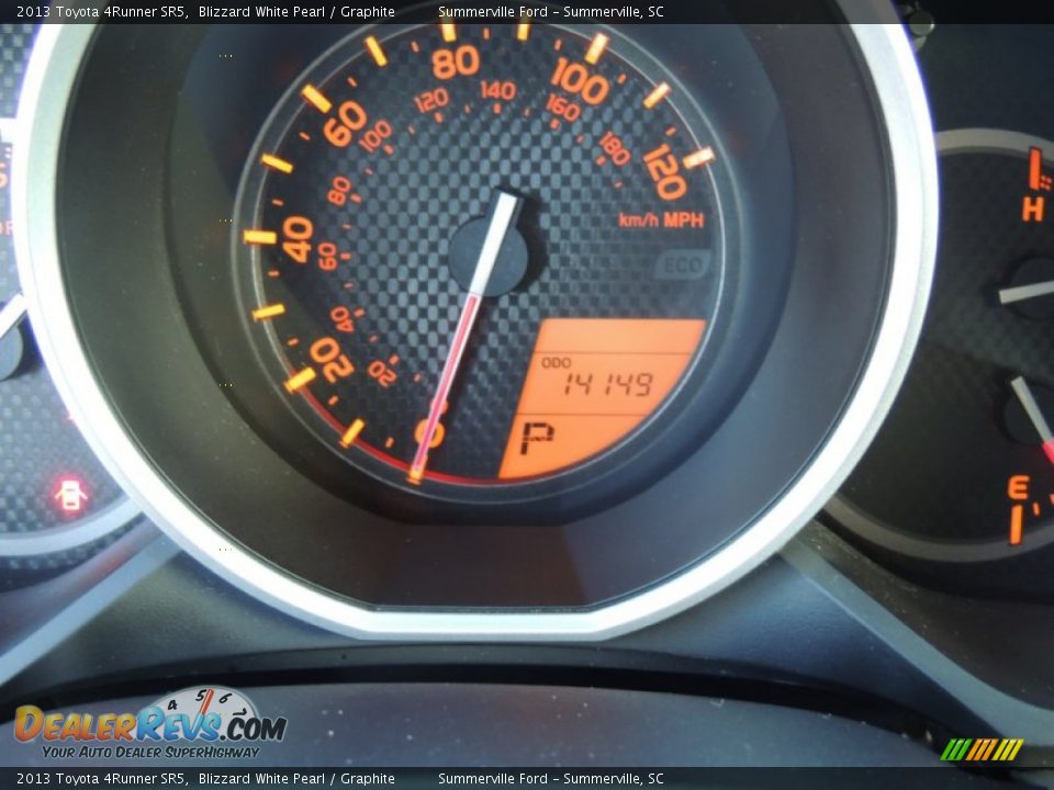 2013 Toyota 4Runner SR5 Blizzard White Pearl / Graphite Photo #26