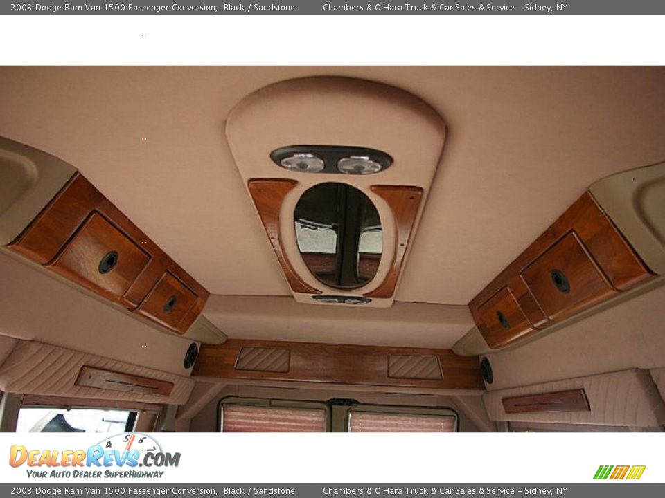 2003 Dodge Ram Van 1500 Passenger Conversion Black / Sandstone Photo #10