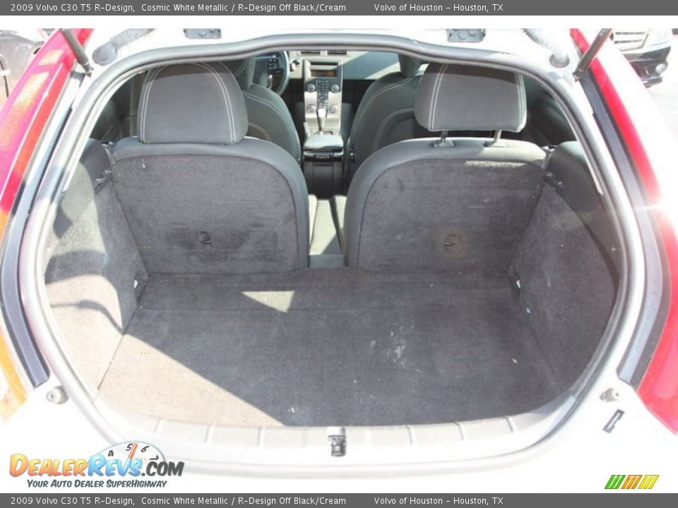 2009 Volvo C30 T5 R-Design Cosmic White Metallic / R-Design Off Black/Cream Photo #19
