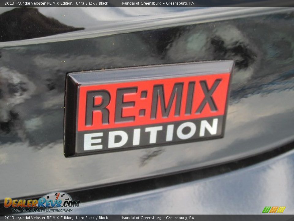 2013 Hyundai Veloster RE:MIX Edition Ultra Black / Black Photo #8