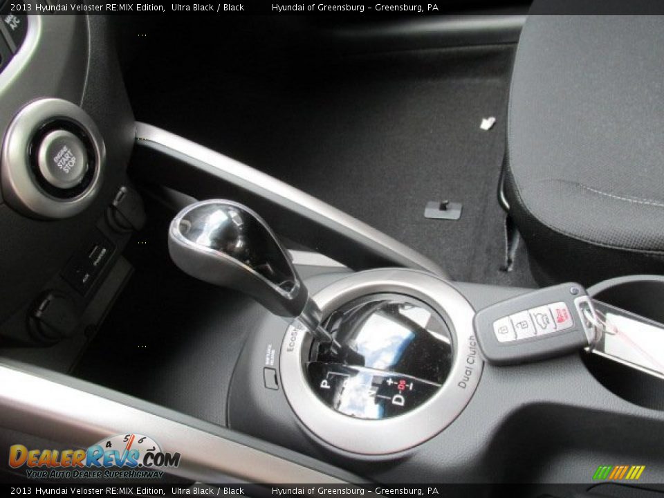 2013 Hyundai Veloster RE:MIX Edition Ultra Black / Black Photo #13