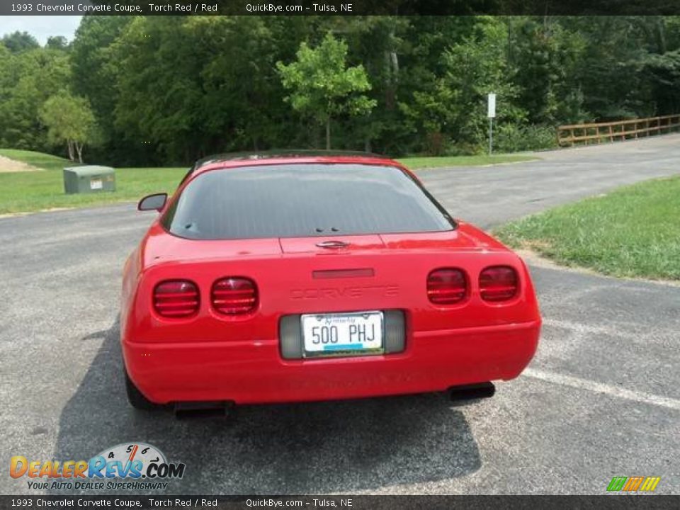 1993 Chevrolet Corvette Coupe Torch Red / Red Photo #2