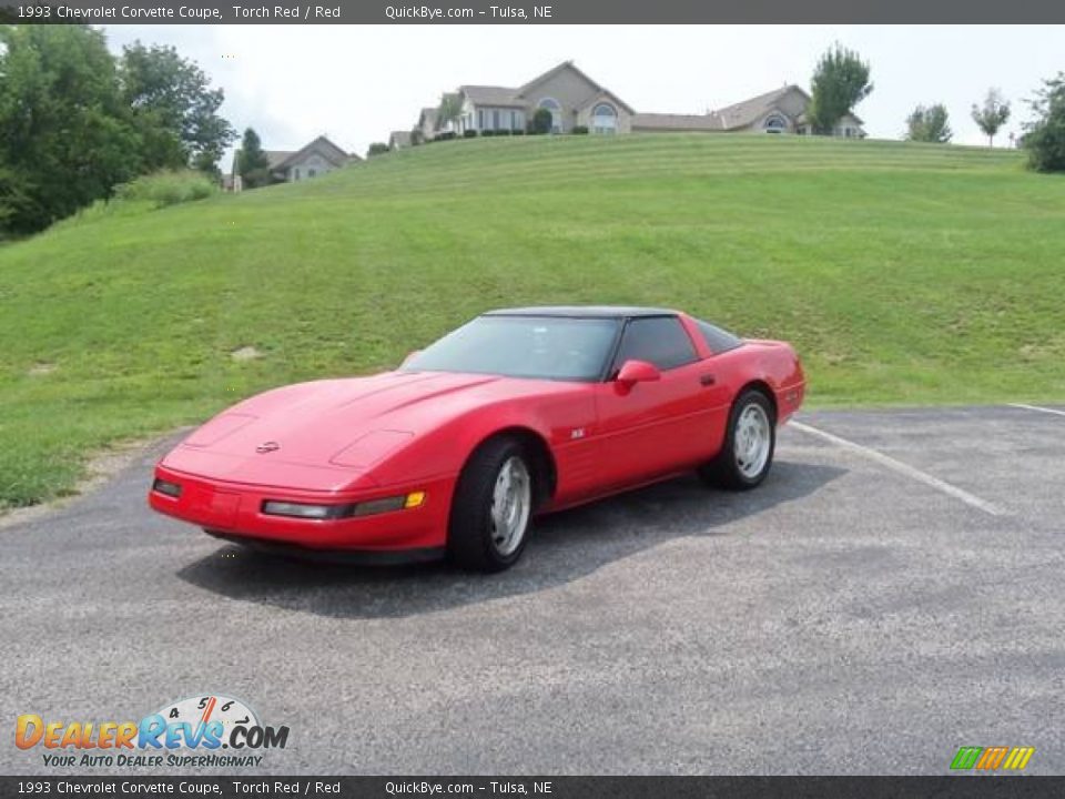 1993 Chevrolet Corvette Coupe Torch Red / Red Photo #3