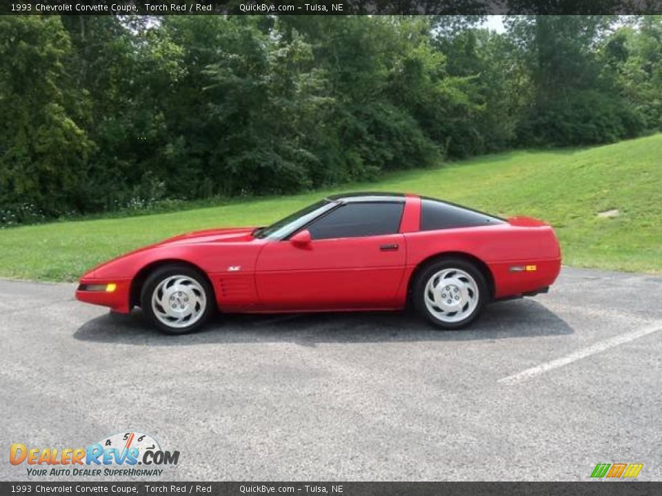 1993 Chevrolet Corvette Coupe Torch Red / Red Photo #4