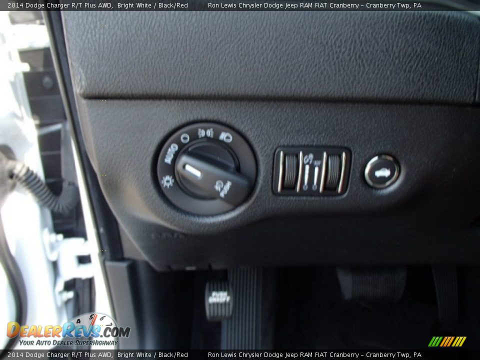 2014 Dodge Charger R/T Plus AWD Bright White / Black/Red Photo #19