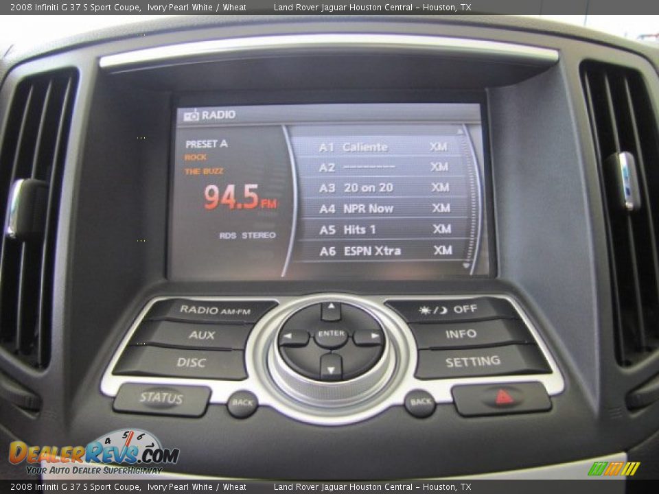 2008 Infiniti G 37 S Sport Coupe Ivory Pearl White / Wheat Photo #20
