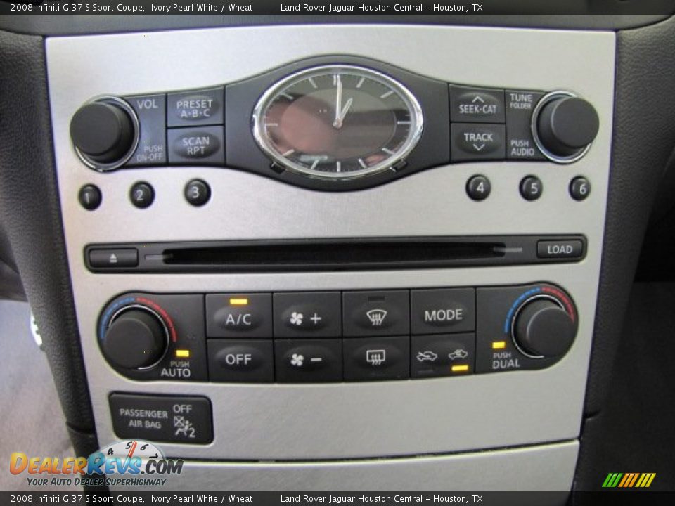 2008 Infiniti G 37 S Sport Coupe Ivory Pearl White / Wheat Photo #21