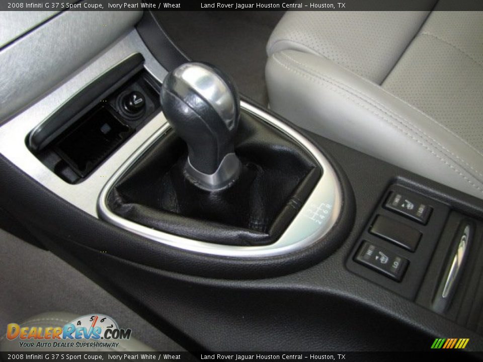 2008 Infiniti G 37 S Sport Coupe Ivory Pearl White / Wheat Photo #22