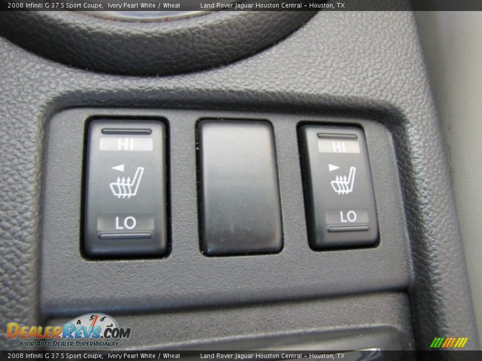 2008 Infiniti G 37 S Sport Coupe Ivory Pearl White / Wheat Photo #24