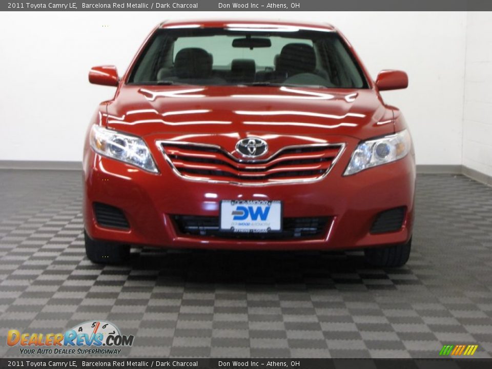 2011 Toyota Camry LE Barcelona Red Metallic / Dark Charcoal Photo #2