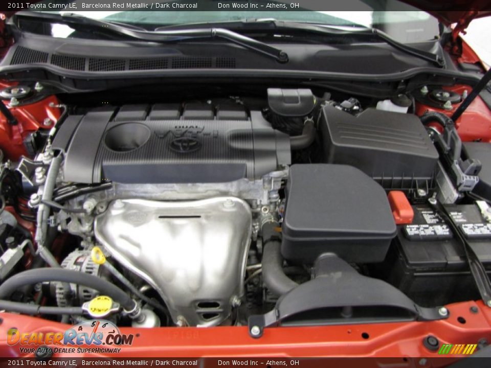 2011 Toyota Camry LE Barcelona Red Metallic / Dark Charcoal Photo #5