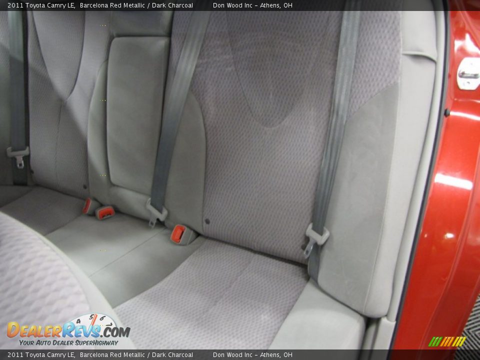2011 Toyota Camry LE Barcelona Red Metallic / Dark Charcoal Photo #7