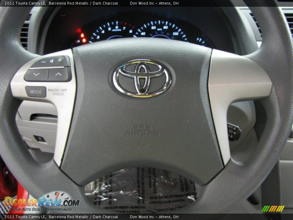 2011 Toyota Camry LE Barcelona Red Metallic / Dark Charcoal Photo #15