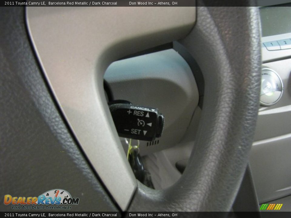 2011 Toyota Camry LE Barcelona Red Metallic / Dark Charcoal Photo #19