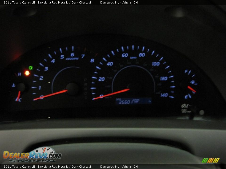 2011 Toyota Camry LE Barcelona Red Metallic / Dark Charcoal Photo #20