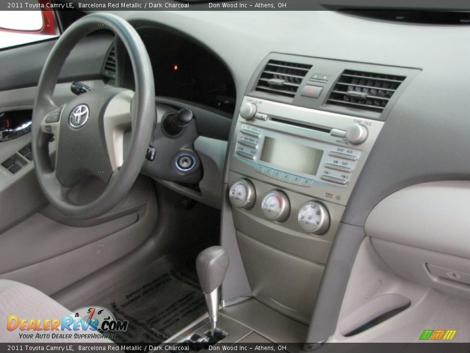 2011 Toyota Camry LE Barcelona Red Metallic / Dark Charcoal Photo #22