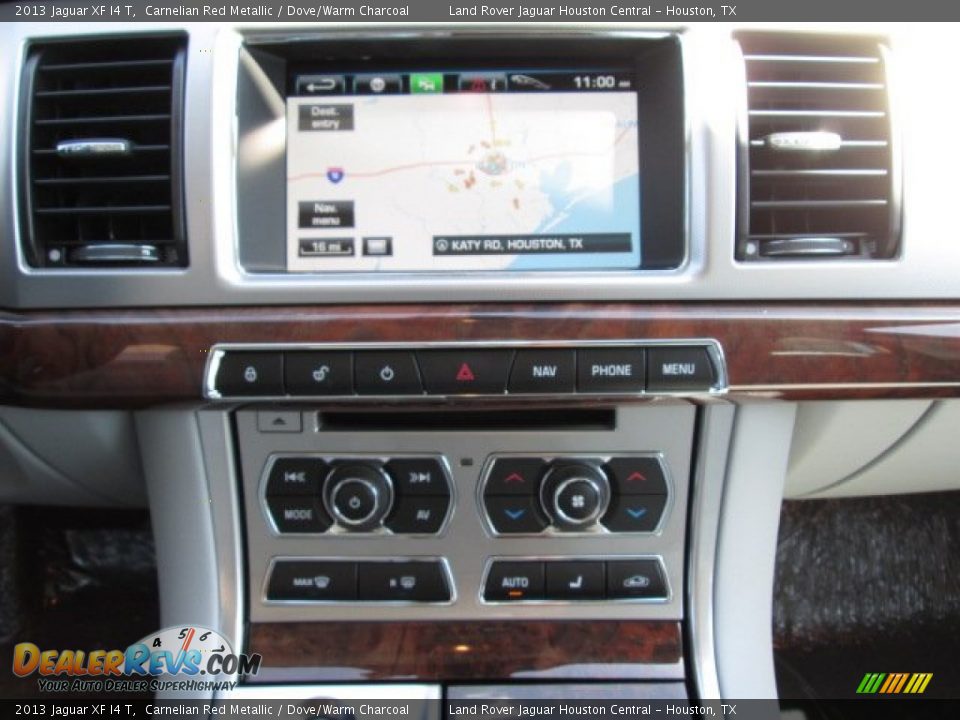 2013 Jaguar XF I4 T Carnelian Red Metallic / Dove/Warm Charcoal Photo #14