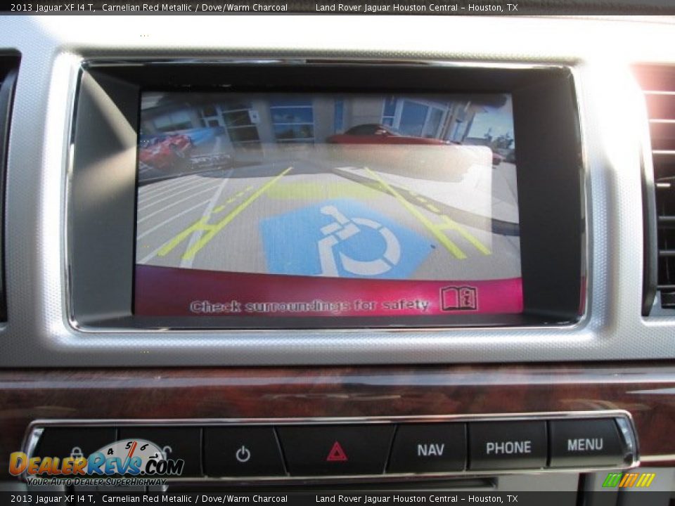 2013 Jaguar XF I4 T Carnelian Red Metallic / Dove/Warm Charcoal Photo #18