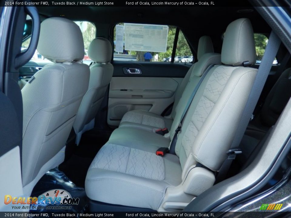 Rear Seat of 2014 Ford Explorer FWD Photo #7