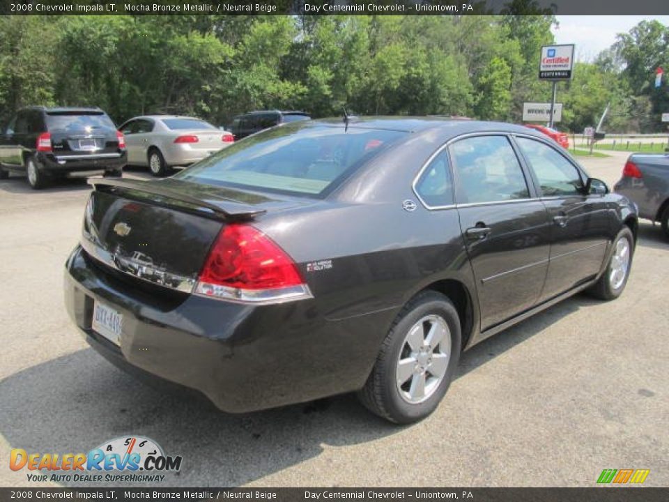 2008 Chevrolet Impala LT Mocha Bronze Metallic / Neutral Beige Photo #6