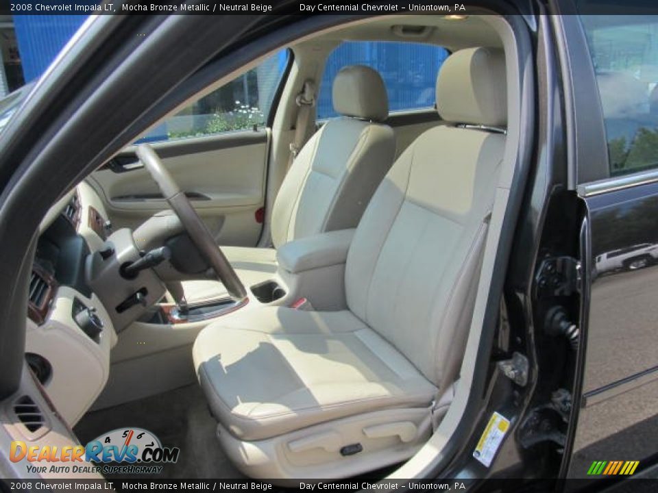 2008 Chevrolet Impala LT Mocha Bronze Metallic / Neutral Beige Photo #13