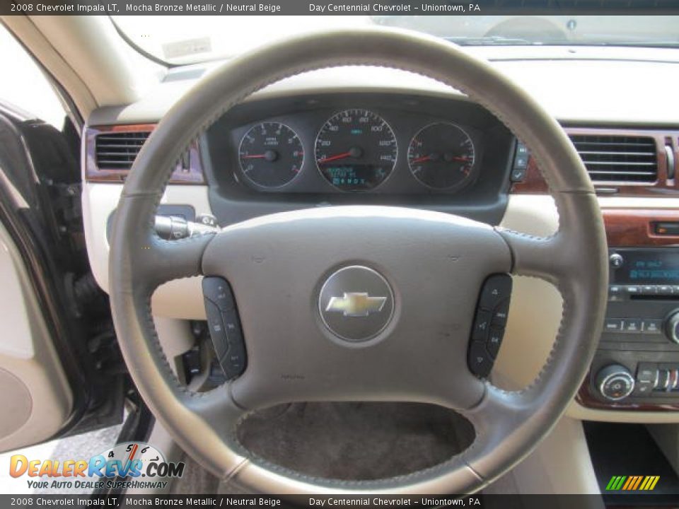 2008 Chevrolet Impala LT Mocha Bronze Metallic / Neutral Beige Photo #15