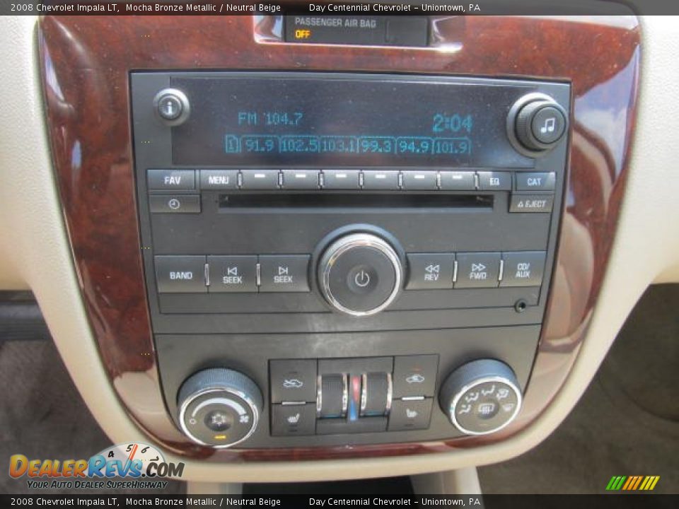 2008 Chevrolet Impala LT Mocha Bronze Metallic / Neutral Beige Photo #16