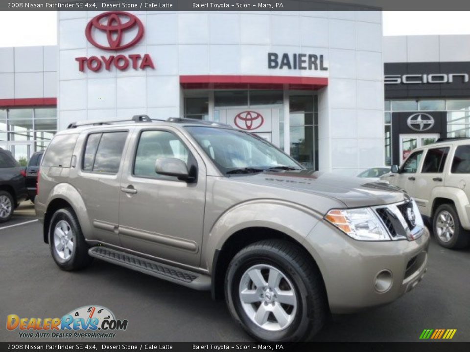 2008 Nissan Pathfinder SE 4x4 Desert Stone / Cafe Latte Photo #1