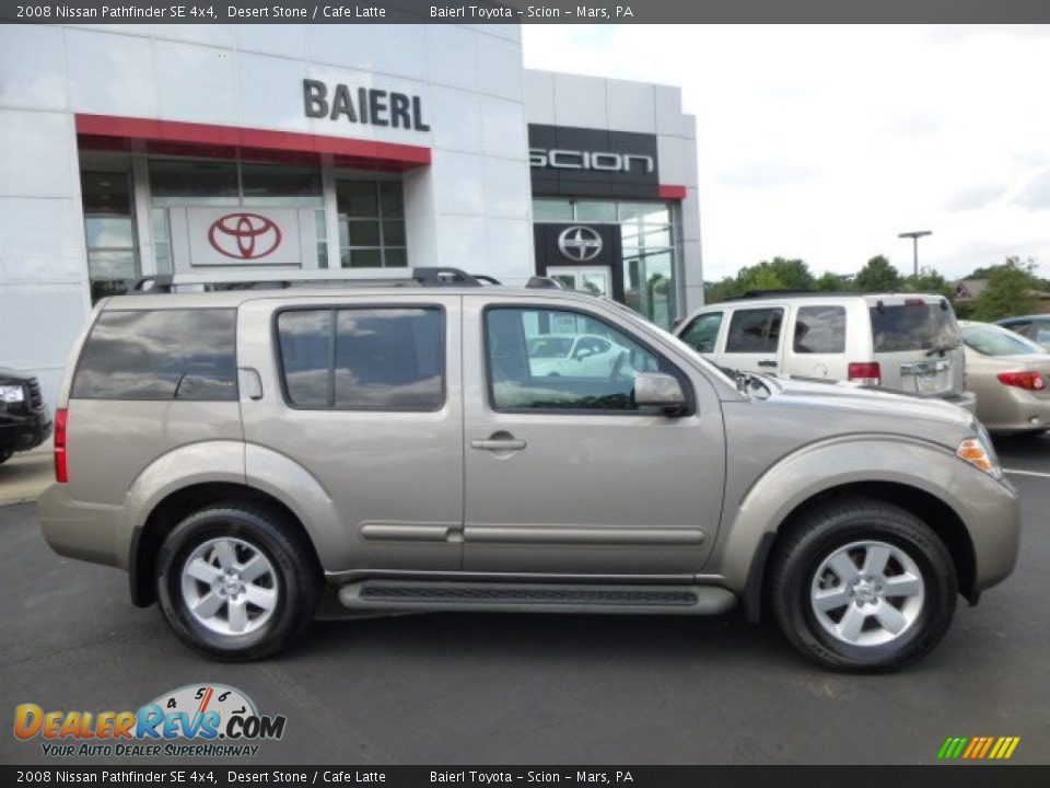 2008 Nissan Pathfinder SE 4x4 Desert Stone / Cafe Latte Photo #8