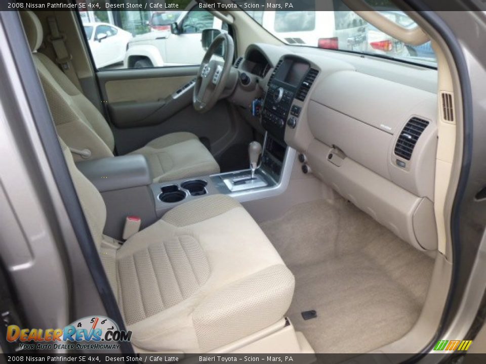 2008 Nissan Pathfinder SE 4x4 Desert Stone / Cafe Latte Photo #10