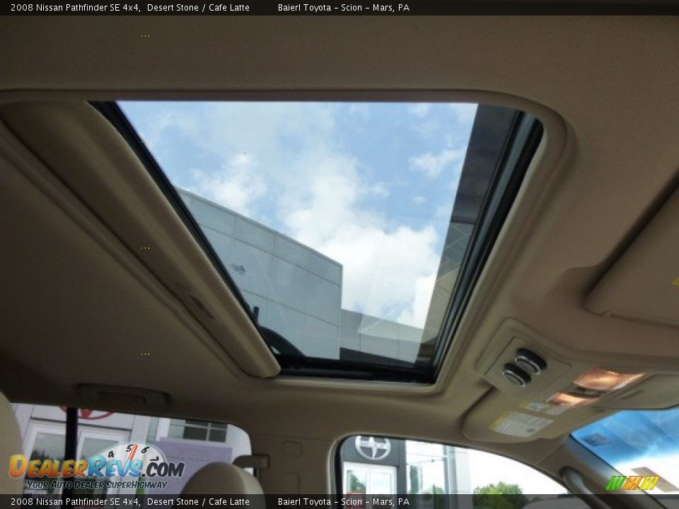 2008 Nissan Pathfinder SE 4x4 Desert Stone / Cafe Latte Photo #11