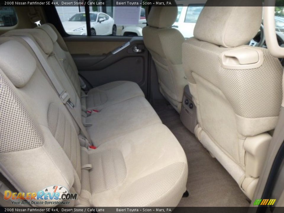 2008 Nissan Pathfinder SE 4x4 Desert Stone / Cafe Latte Photo #12