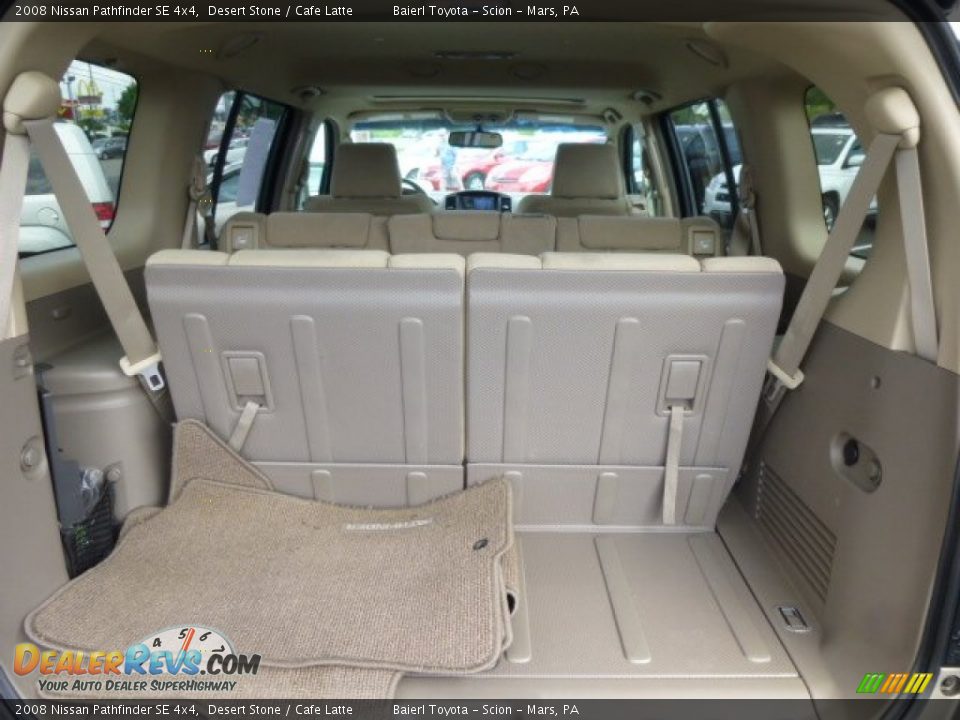 2008 Nissan Pathfinder SE 4x4 Desert Stone / Cafe Latte Photo #13