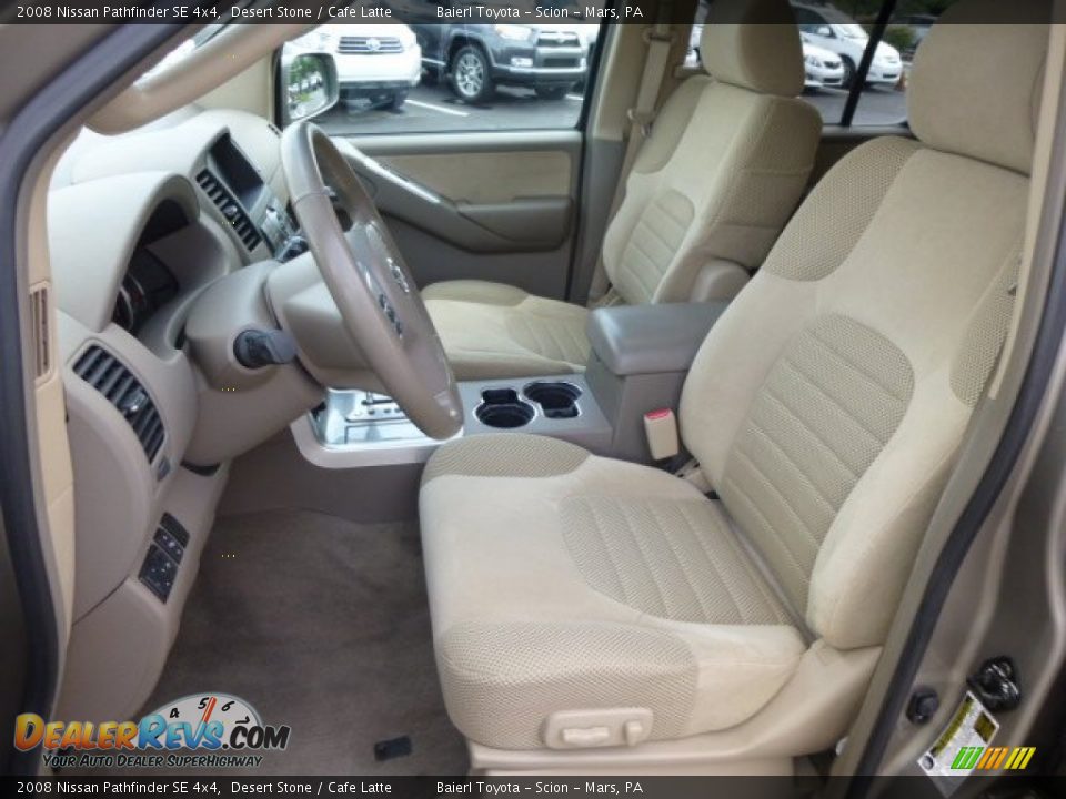 2008 Nissan Pathfinder SE 4x4 Desert Stone / Cafe Latte Photo #15