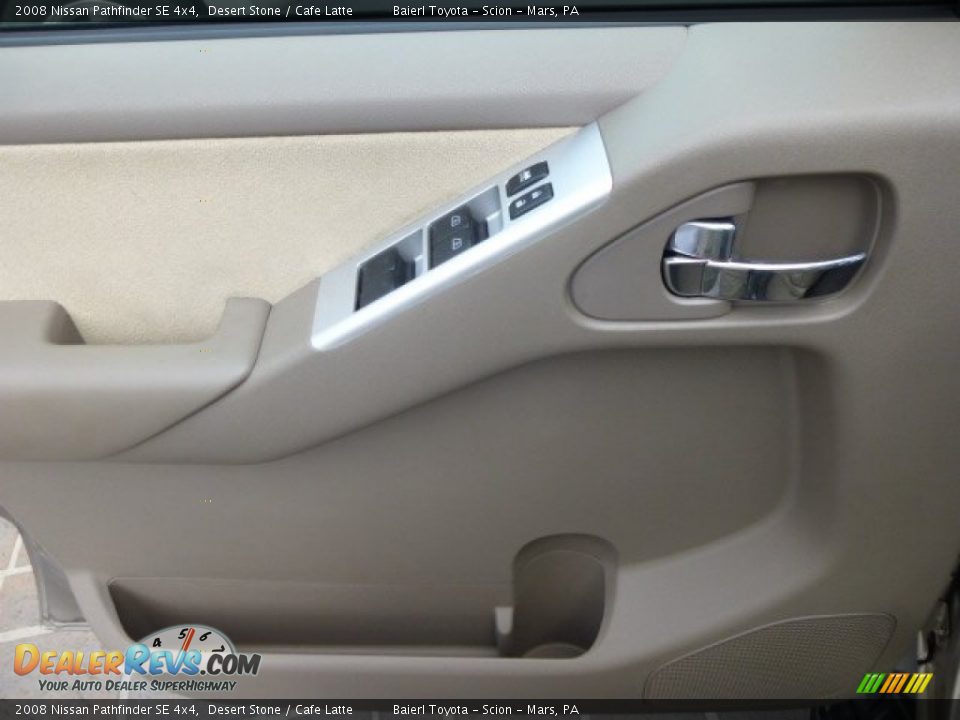 2008 Nissan Pathfinder SE 4x4 Desert Stone / Cafe Latte Photo #17